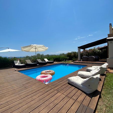 Georges Villa Galaxidi, Family, Pool And Garden Esterno foto